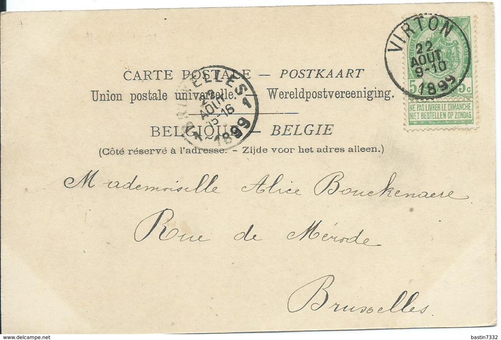 Virton,Faubourg D'Arival 1899 - Virton