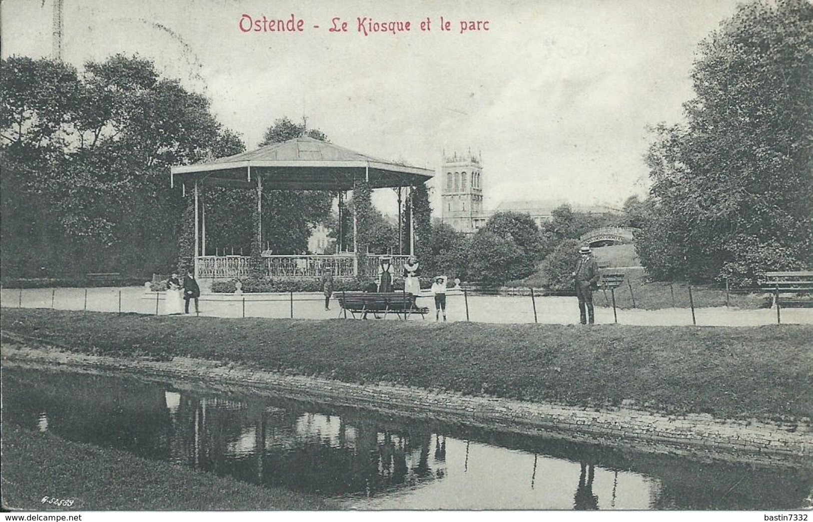 Oostende/Ostende,Le Kiosque Et Le Parc 1913 - Oostende