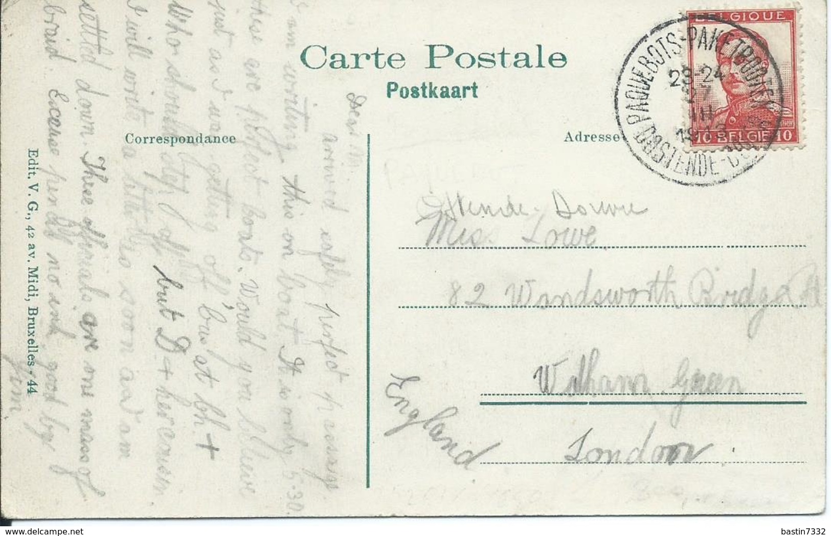 Oostende/Ostende,Le Kiosque Et Le Parc 1913 - Oostende