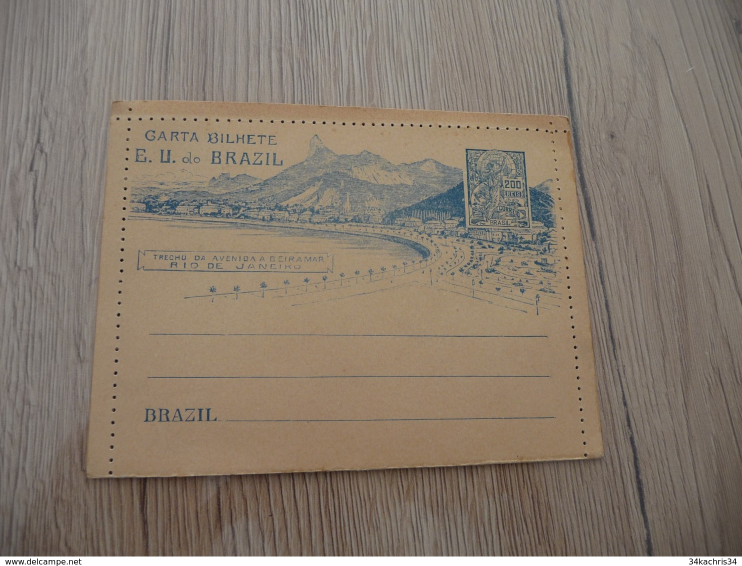 Entier Brésil Brazil Carte Lettre Illustrée - Cartas & Documentos