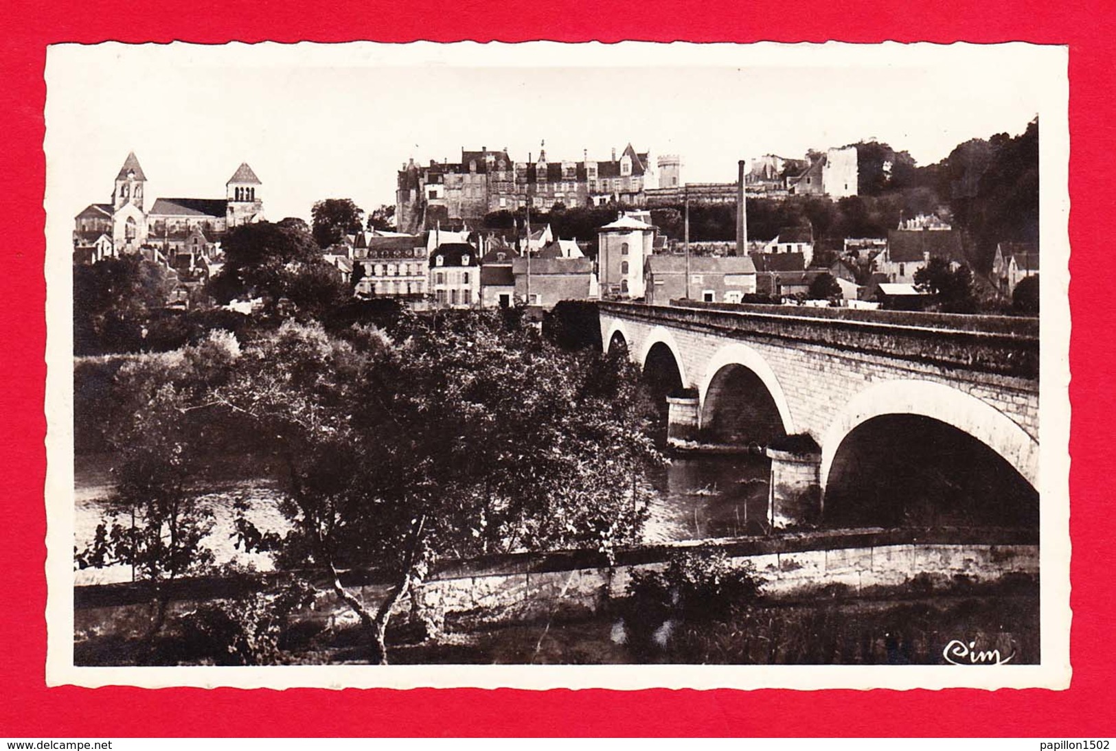 F-41-Saint Aignan-01PJY2 Vue Générale Sur La Ville Et Le Château, Type Photo, BE - Saint Aignan