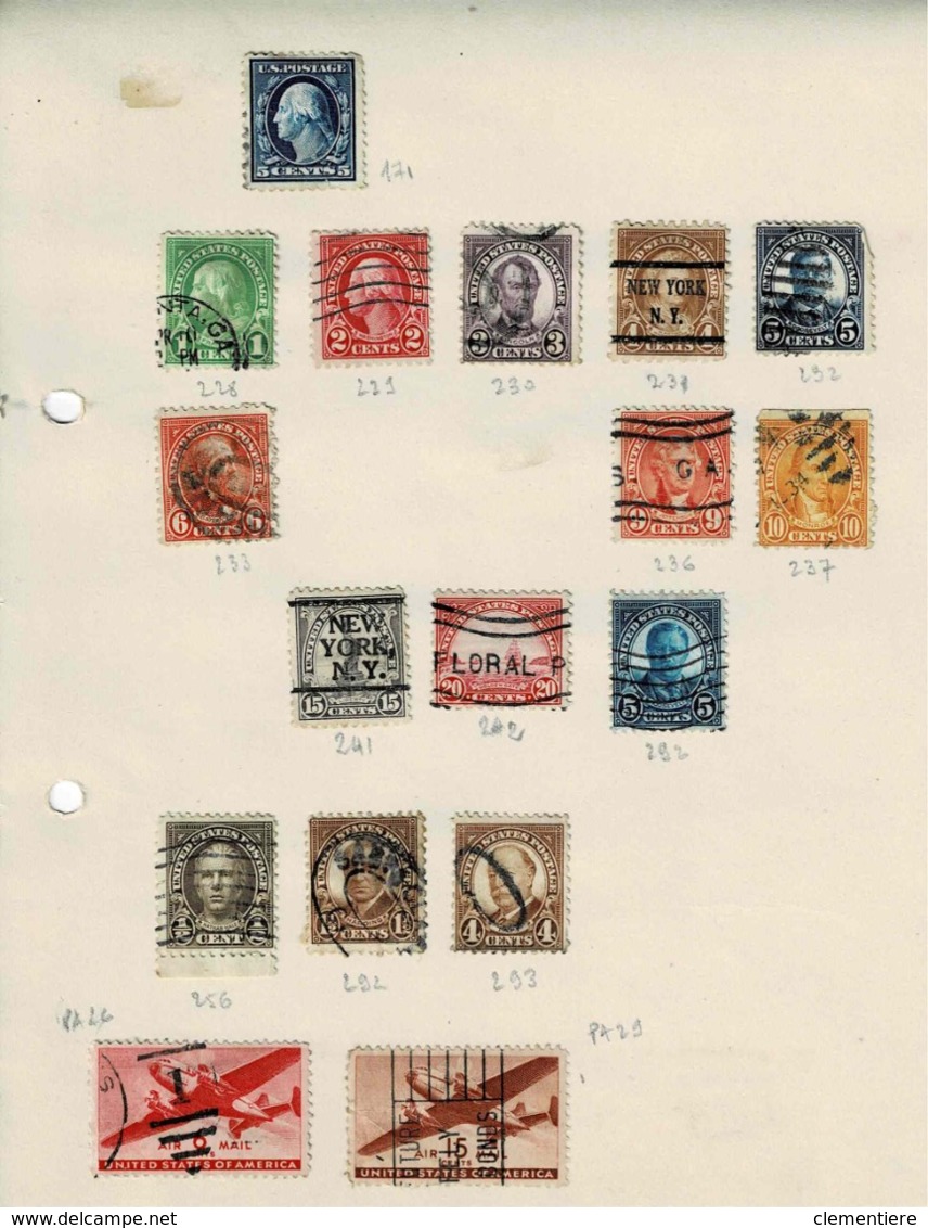 Début De Collection De Plus De 50 Timbres Anciens (4 Scans ) - Collections