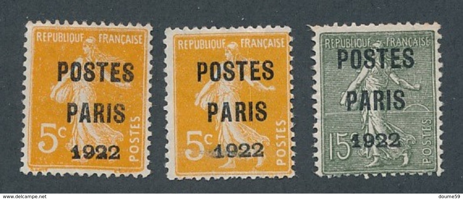 DB-298: FRANCE: Lot  Avec Préo N°30(2)-31 Nsg - 1893-1947