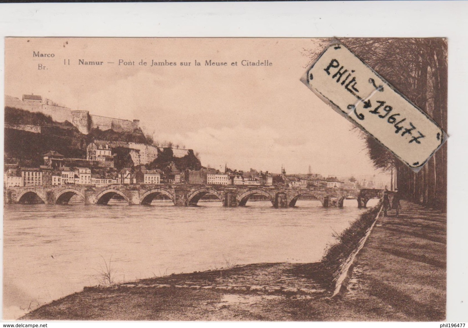 Namur - Cpa / Pont De Jambes Sur La Meuse Et Citadelle. - Namur