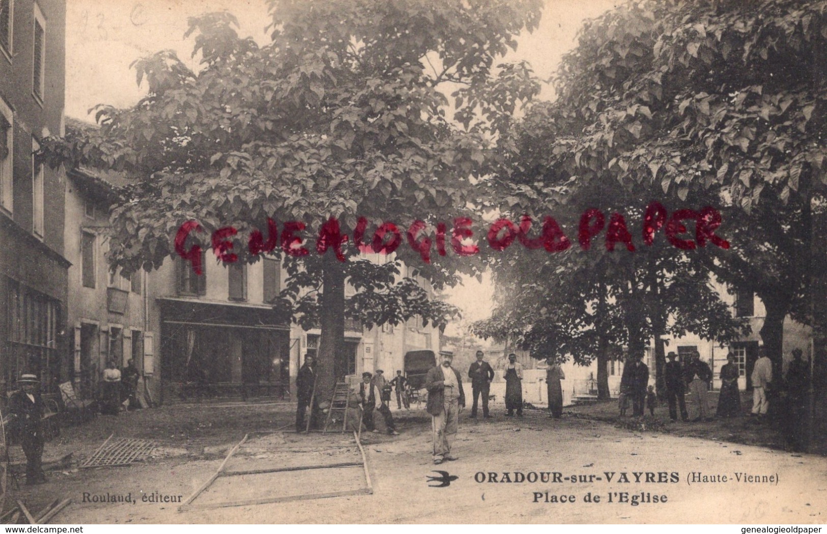 87 - ORADOUR SUR VAYRES- PLACE DE L' EGLISE - EDITEUR ROULAUD - Oradour Sur Vayres