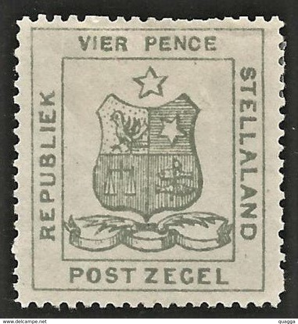 Stellaland 1884. 4d Olive-grey. SACC 3*, SG 3*. - 1882-1885 Stellaland