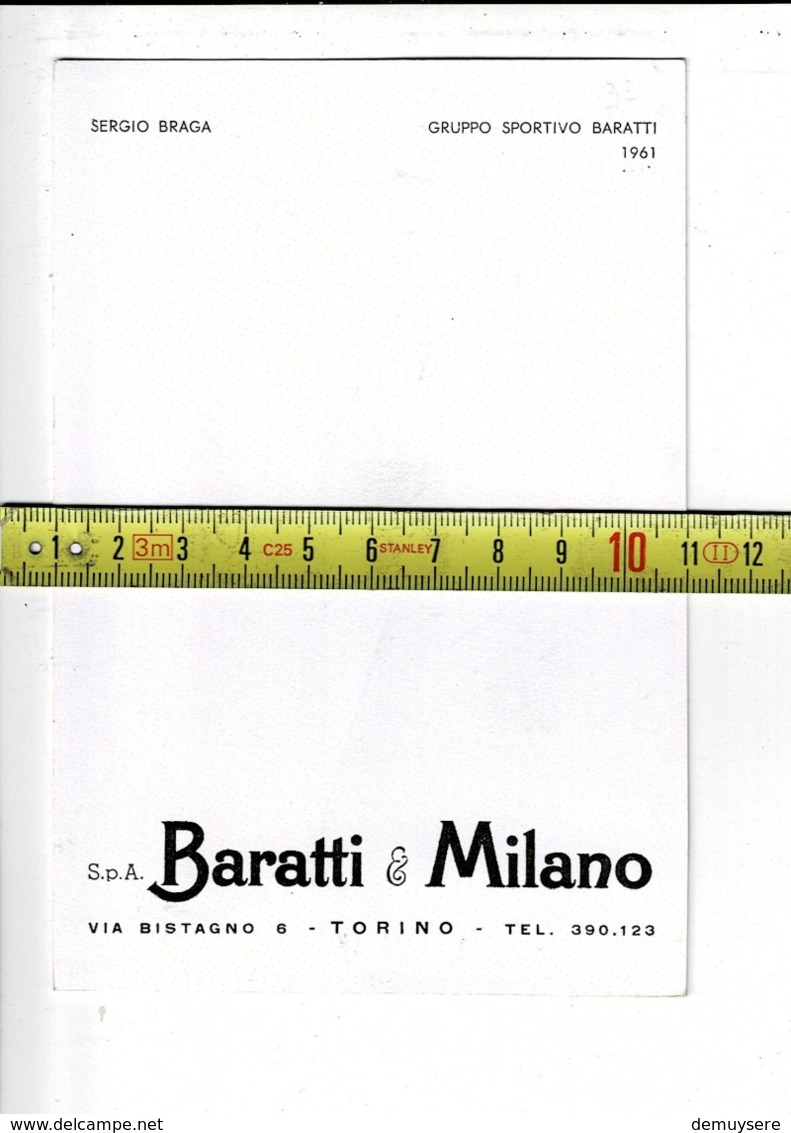 REN 781 - COPIE - SERGIO BRAGA - BARATTI & MILANO - Cycling