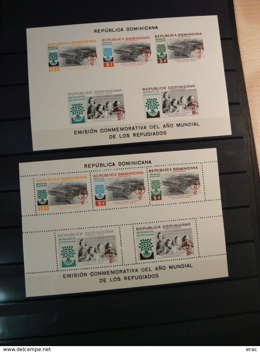 Collection thème "Année du Réfugié 1960" - Tp, feuillets, enveloppes du monde - Neufs ** en majorité - Des non dentelés