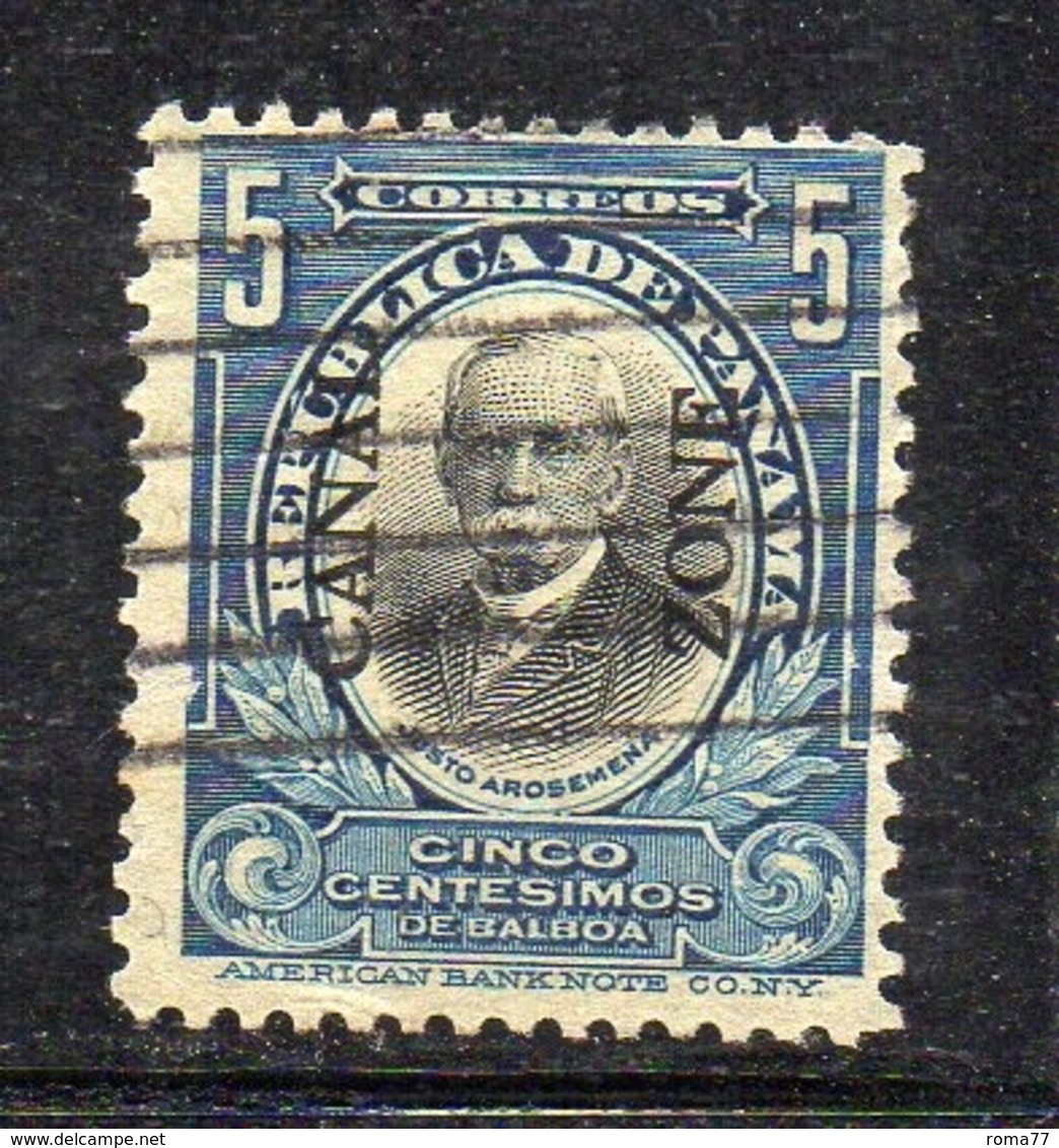 APR695 - CANAL ZONE PANAMA 1910, Yvert N. 29 Usata (2380A) - Panama