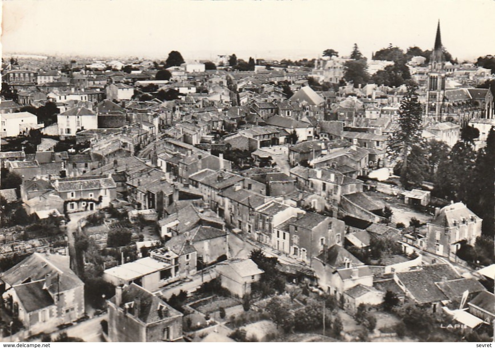 LA CHATAIGNERAIE. -  Vue Générale. CPM Dentelée RARE - La Chataigneraie