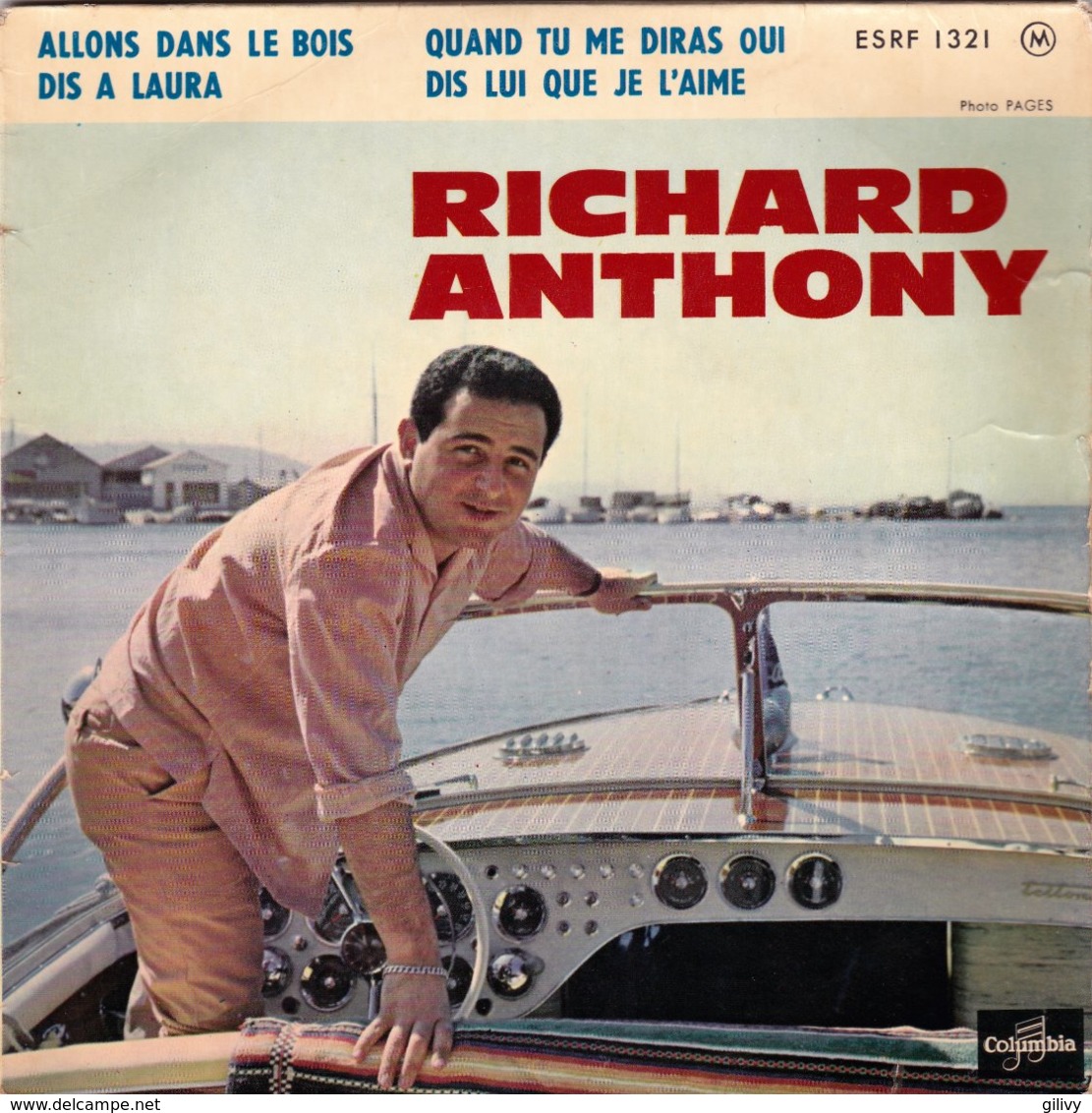 RICHARD ANTHONY - Dis-lui Que Je L'aime - EP - 45 Rpm - Maxi-Single