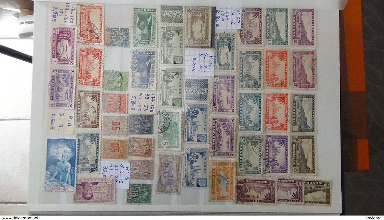 Dispersion d'une collection des anciennes colonies Françaises avant indépendance  de SPM à SENEGAL. Très sympa !!!