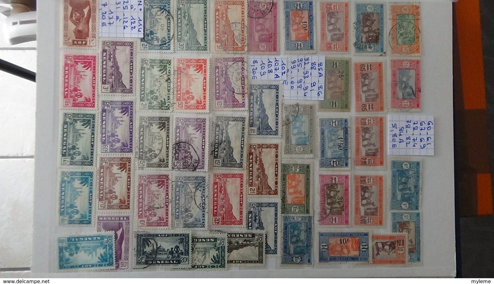 Dispersion d'une collection des anciennes colonies Françaises avant indépendance  de SPM à SENEGAL. Très sympa !!!