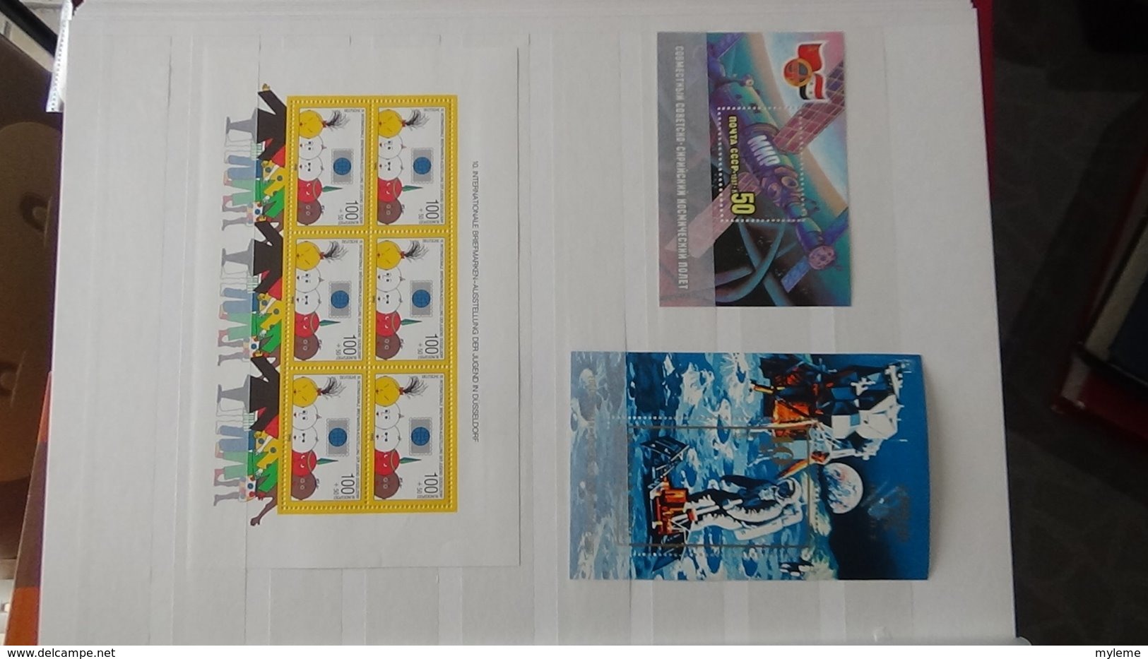 Collection blocs et timbres ** de différents pays dont Maroc, Tunisie, Algérie et autres  Très sympa !!!