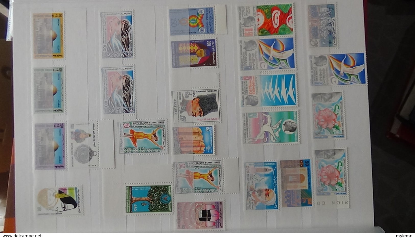 Collection blocs et timbres ** de différents pays dont Maroc, Tunisie, Algérie et autres  Très sympa !!!