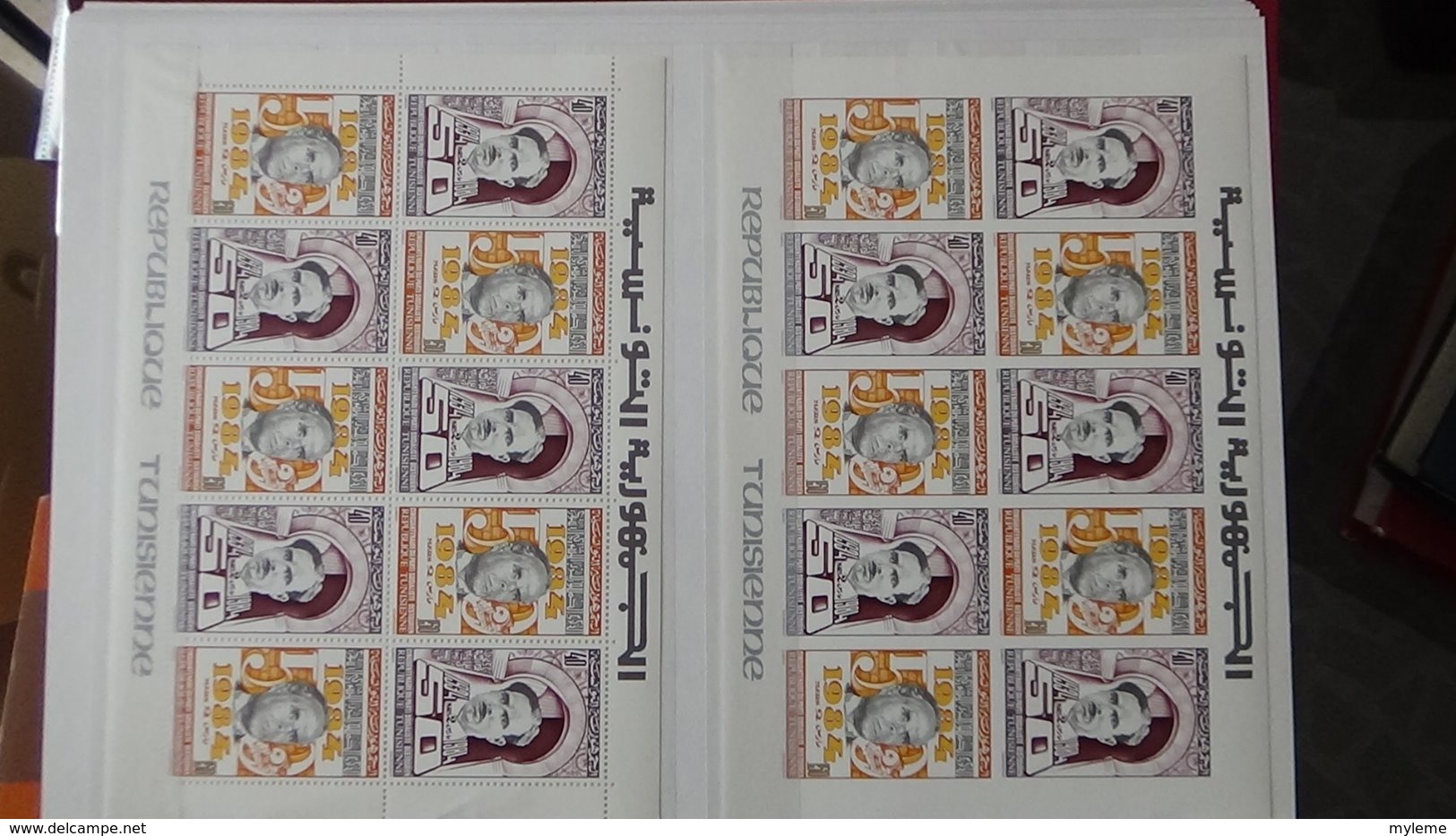 Collection blocs et timbres ** de différents pays dont Maroc, Tunisie, Algérie et autres  Très sympa !!!