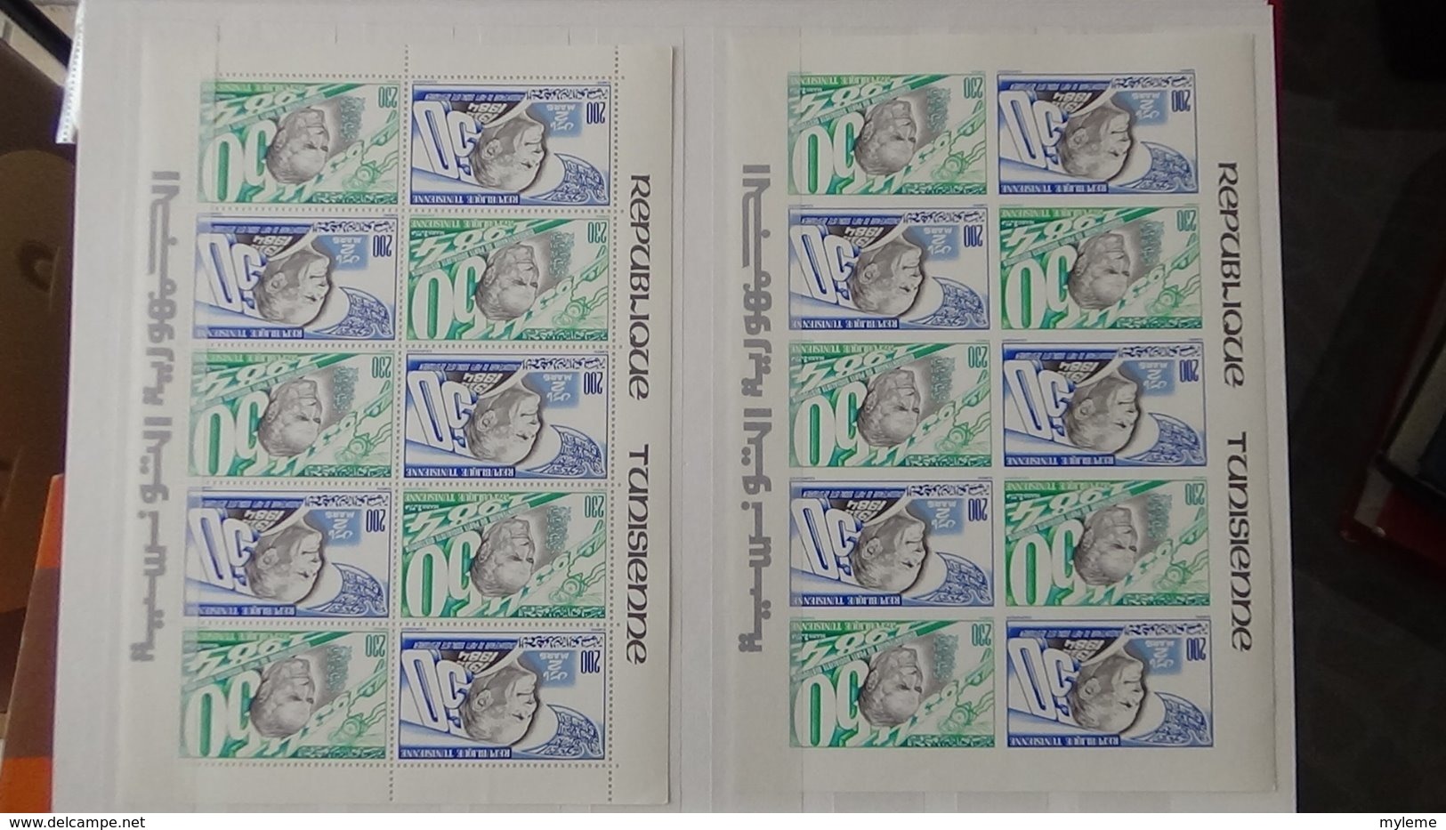 Collection blocs et timbres ** de différents pays dont Maroc, Tunisie, Algérie et autres  Très sympa !!!