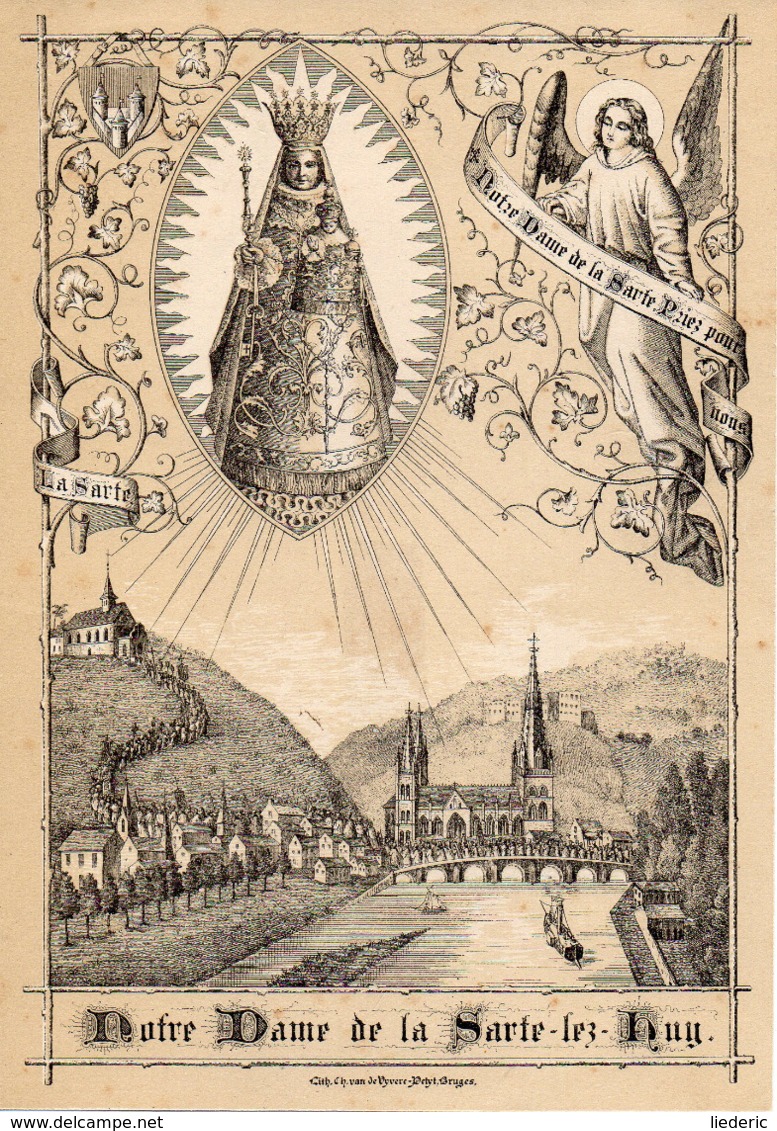 Image Pieuse ND De La Sarte-lez-Huy 12 X 17,5 Cm - Imágenes Religiosas