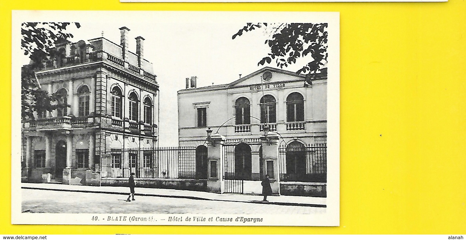 BLAYE Hôtel De Ville Et Caisse D'Epargne (Nouvelles Galeries) Gironde (33) - Blaye