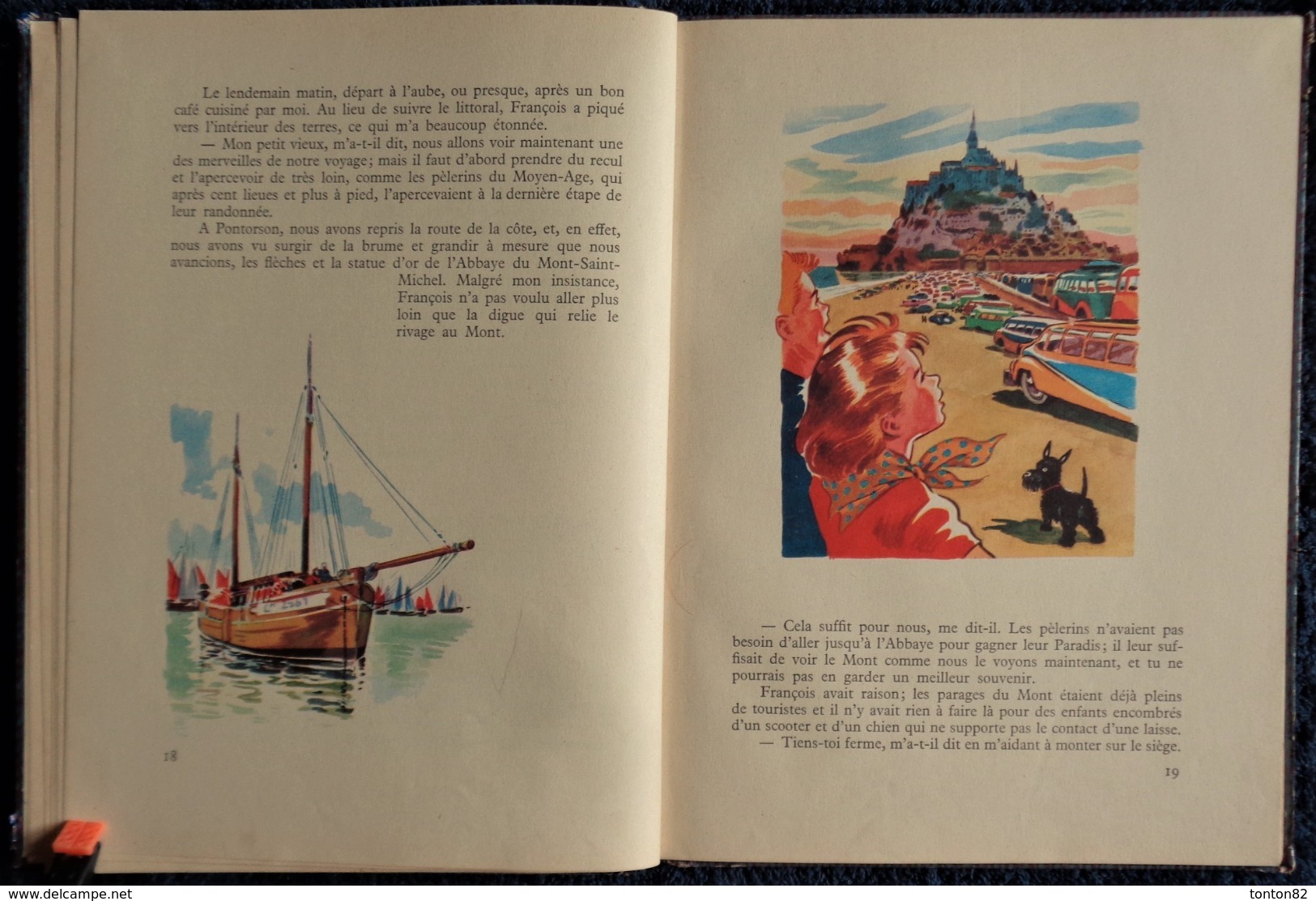 Guy Sabran  - Vacances en Scooter - Éditions G.P. / Collection Rouge et Bleue  N° 18 - ( 1953 ) .
