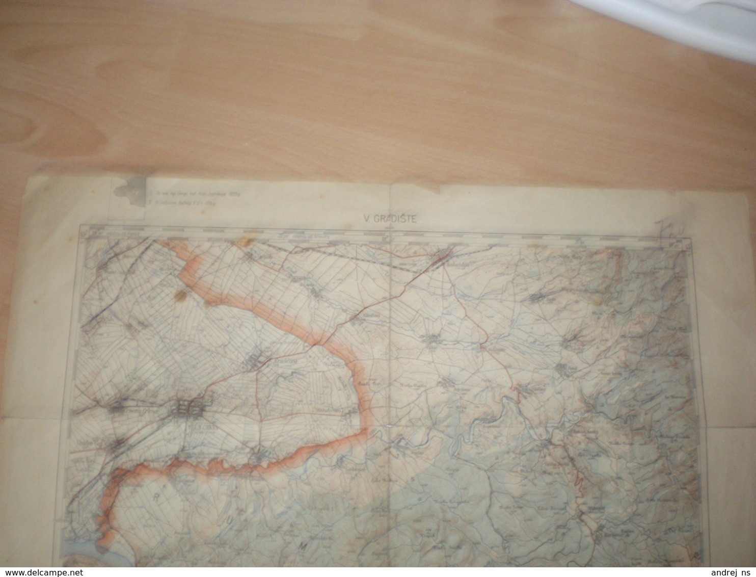 Veliko Gradiste Vojno Geografski Institut Kraljevina 1928 - Topographische Kaarten