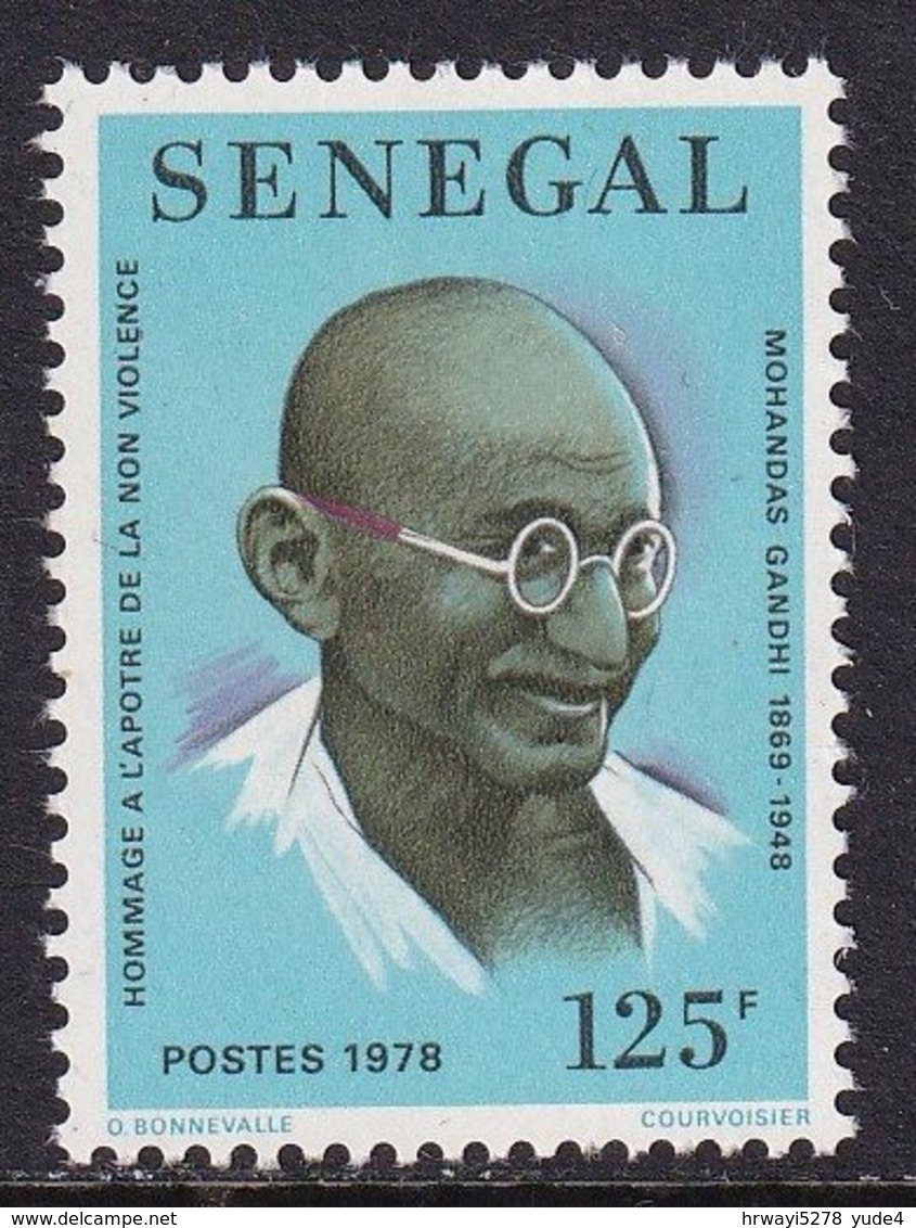 Senegal 1978, Mahatma Gandhi, Minr 666, MNH - Senegal (1960-...)