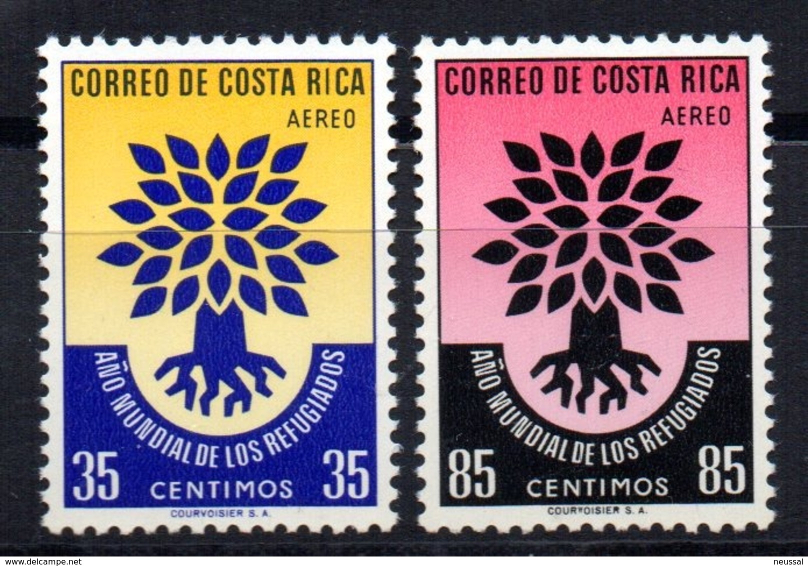 Serie  Nº A-289/90  Costa Rica - Costa Rica