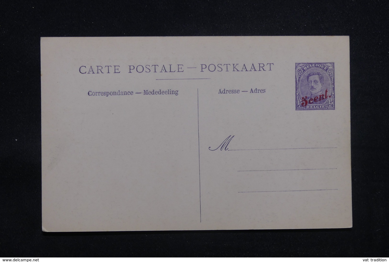 BELGIQUE - Entier Postal  Illustré Paquebot Non Circulé - L 43207 - Tarjetas Transatlánticos