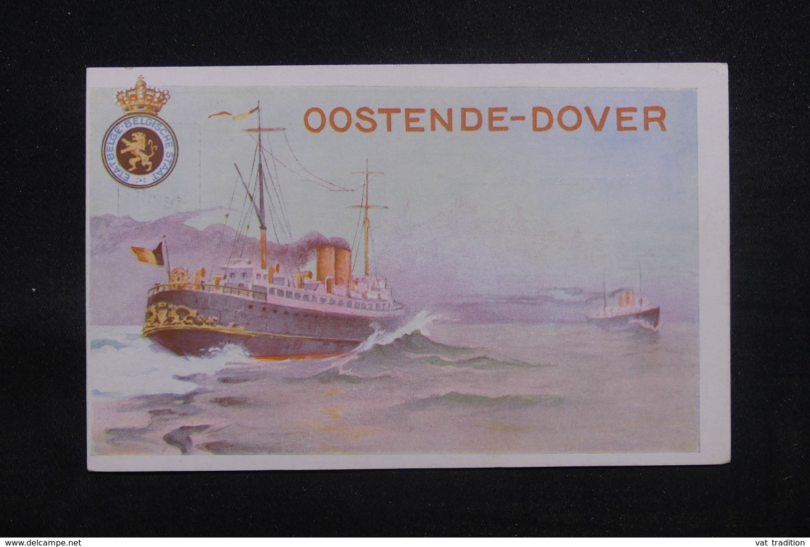 BELGIQUE - Entier Postal  Illustré Paquebot Non Circulé - L 43207 - Tarjetas Transatlánticos