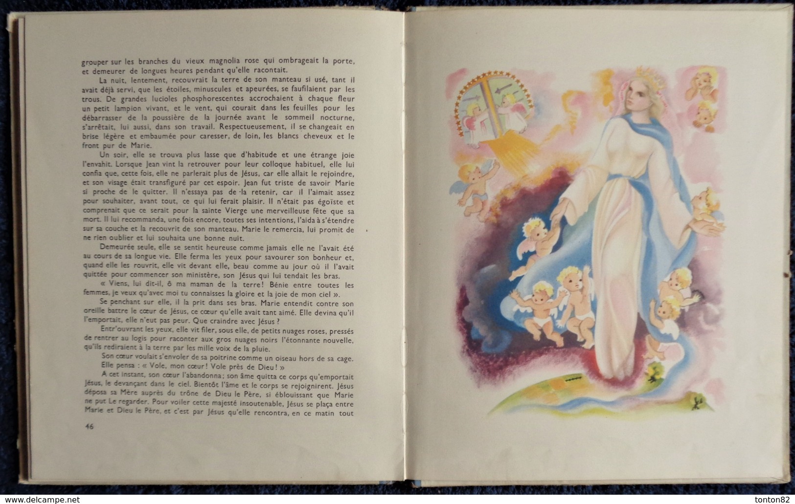 Robert BASTIN O.M.I. - La simple Histoire de la Vierge Marie - Casterman - ( 1947 ) .