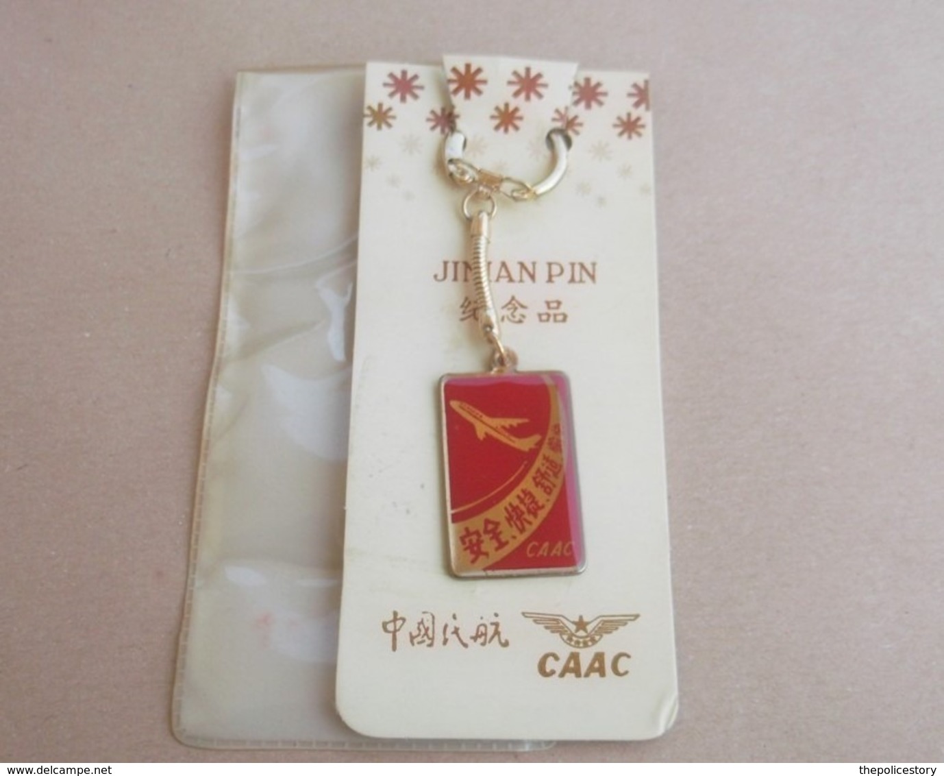 Portachiavi Vintage Originale CAAC Civil Aviation Administration Of China - Forze Aeree