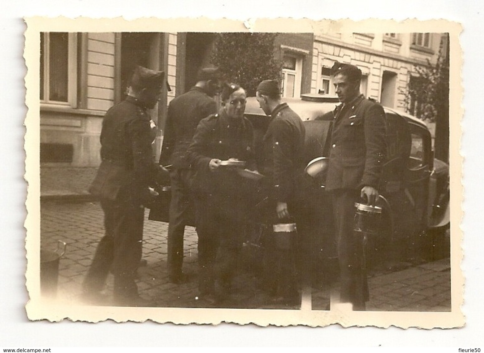 2 PHOTOS Militaires Belges  8,5cm X 6cm. - Autres & Non Classés