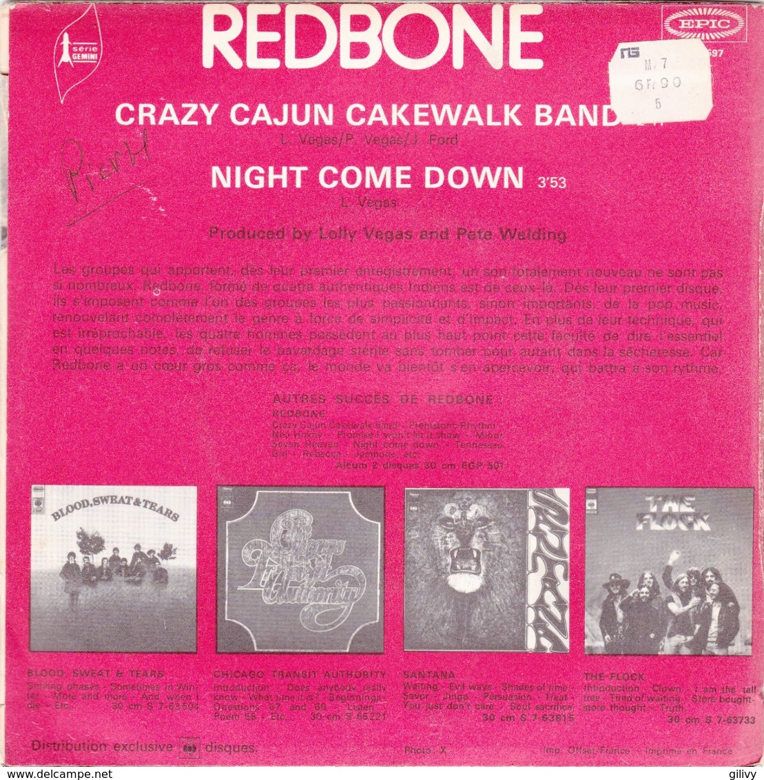 REDBONE - Crazy Cajun Cakewalk Band - Rock