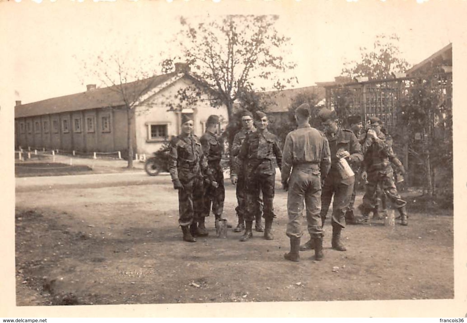 Lot De 11 Photos De 1948 à L'Ecole Militaire De Cadres De Rouffach - Promo Leclerc - Soldats Militaires En Formation - Guerre, Militaire