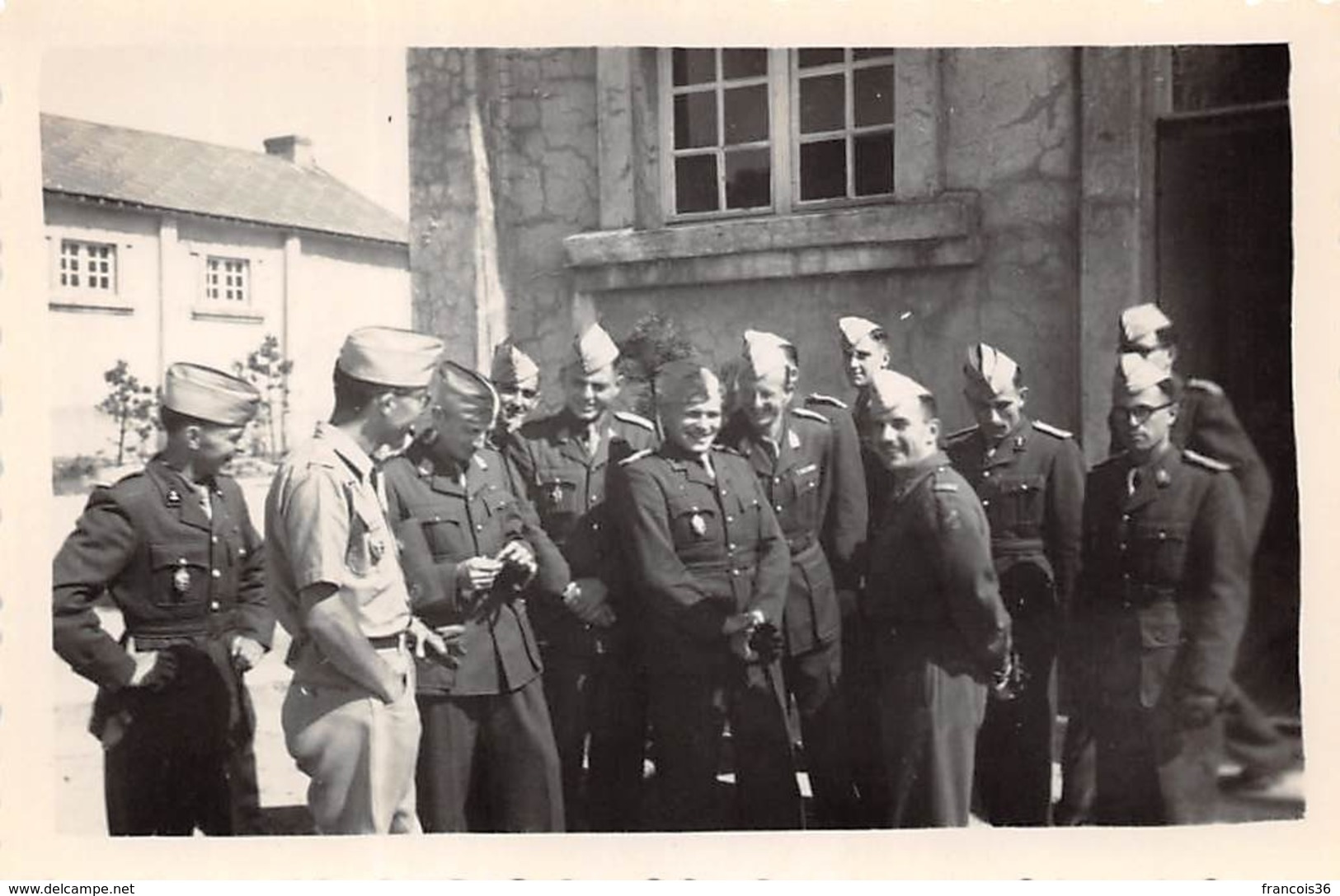 Lot De 11 Photos De 1948 à L'Ecole Militaire De Cadres De Rouffach - Promo Leclerc - Soldats Militaires En Formation - Guerra, Militari