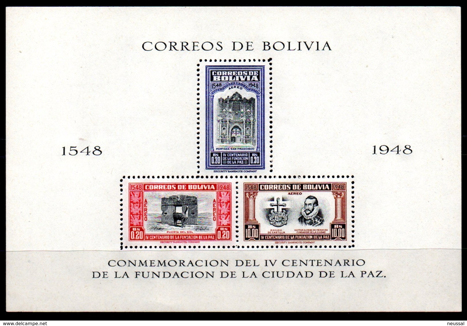 Hb-5/7  De  Bolivia - Bolivia