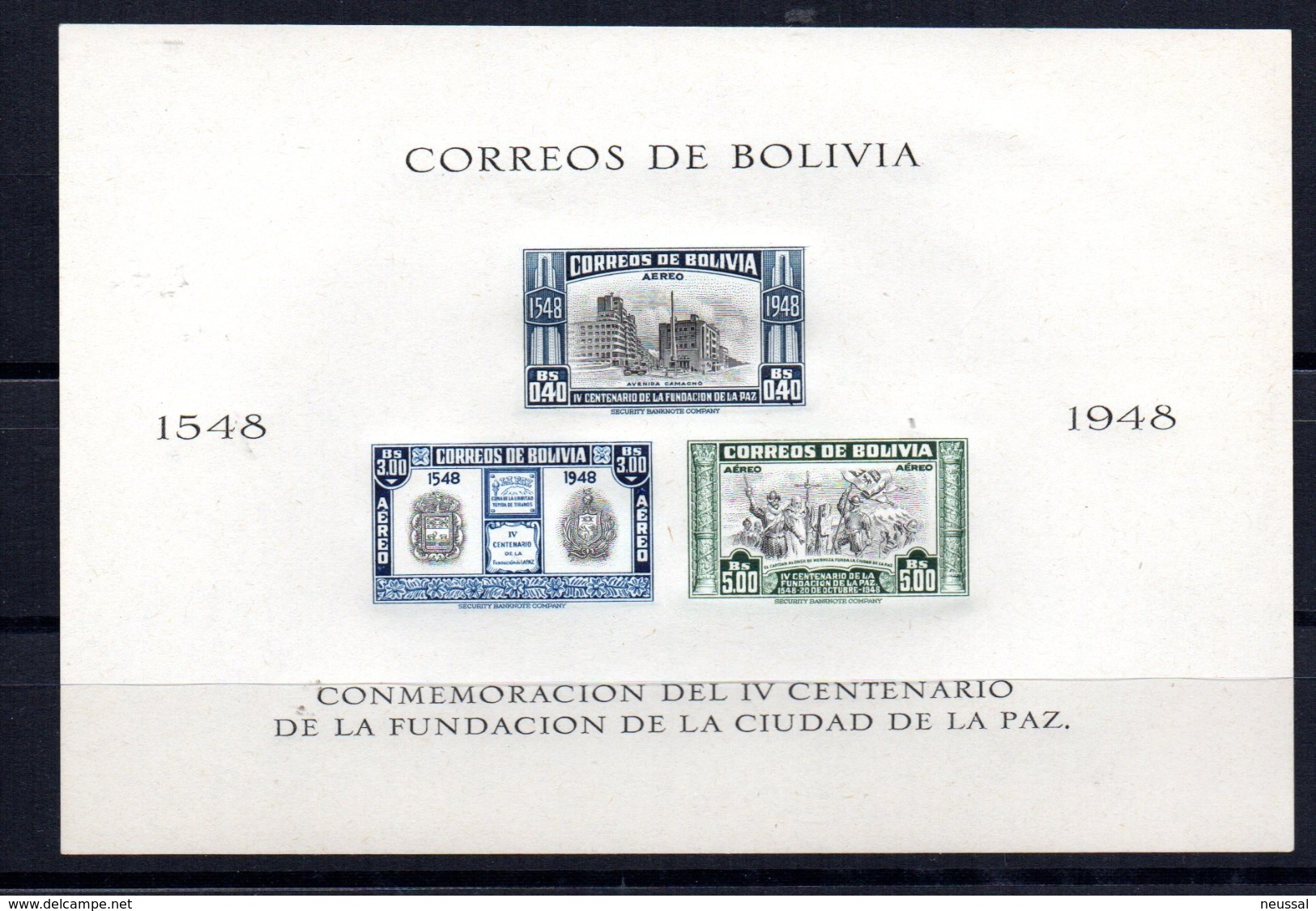 Hb-9/10 Dentada Y Sin Dentar  De  Bolivia - Bolivia