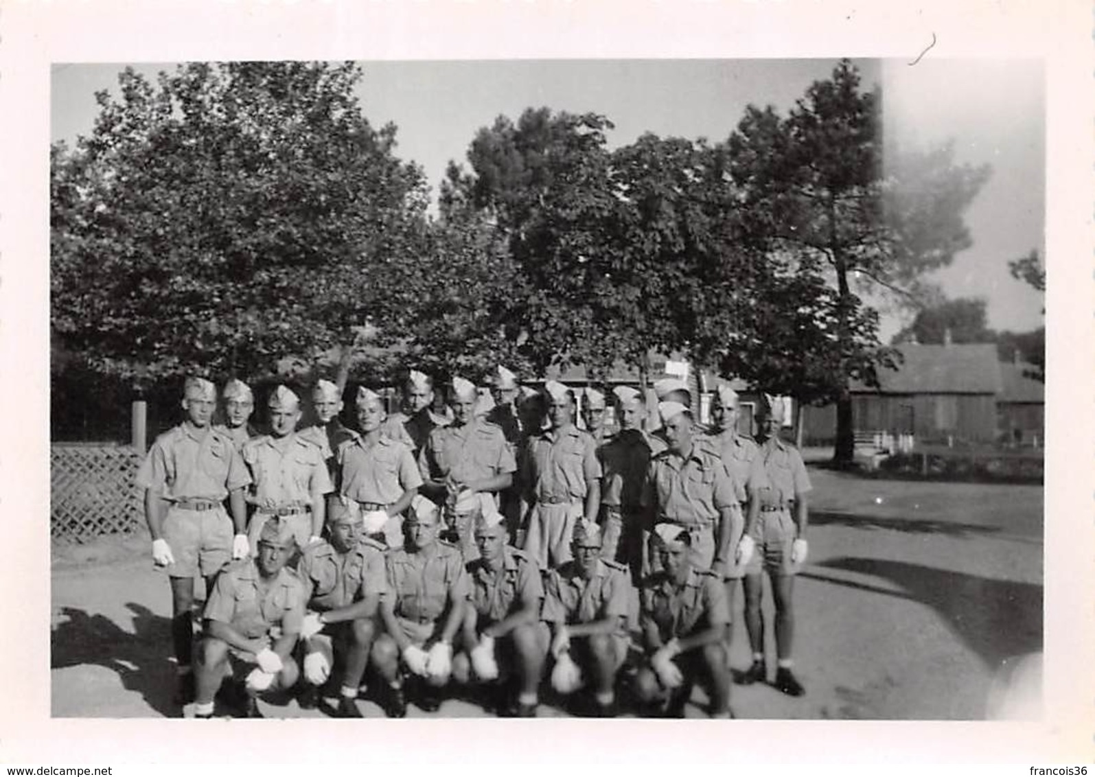 Lot de 17 photos de 1946 à 1955 à Angers 6e Génie & supposé à Rouffach  - Militaria Archives du Colonel Hovette