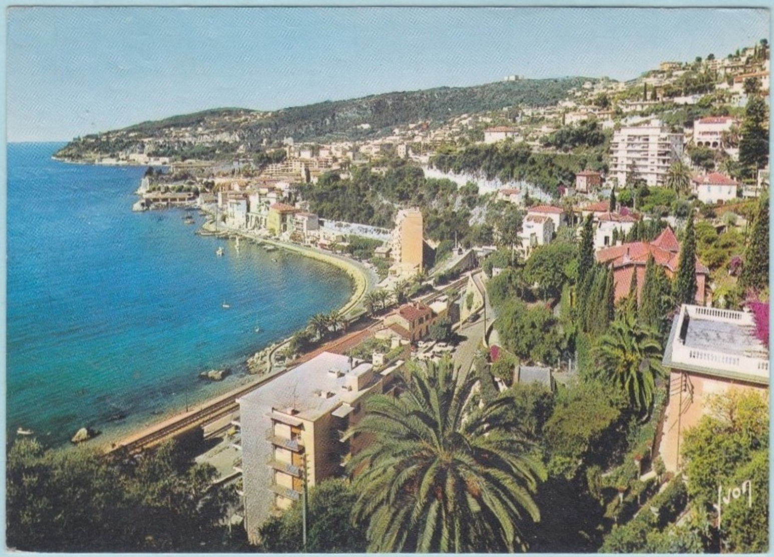 Villefranche Sur Mer Vue Générale Et Le Mont Boron - Villefranche-sur-Mer