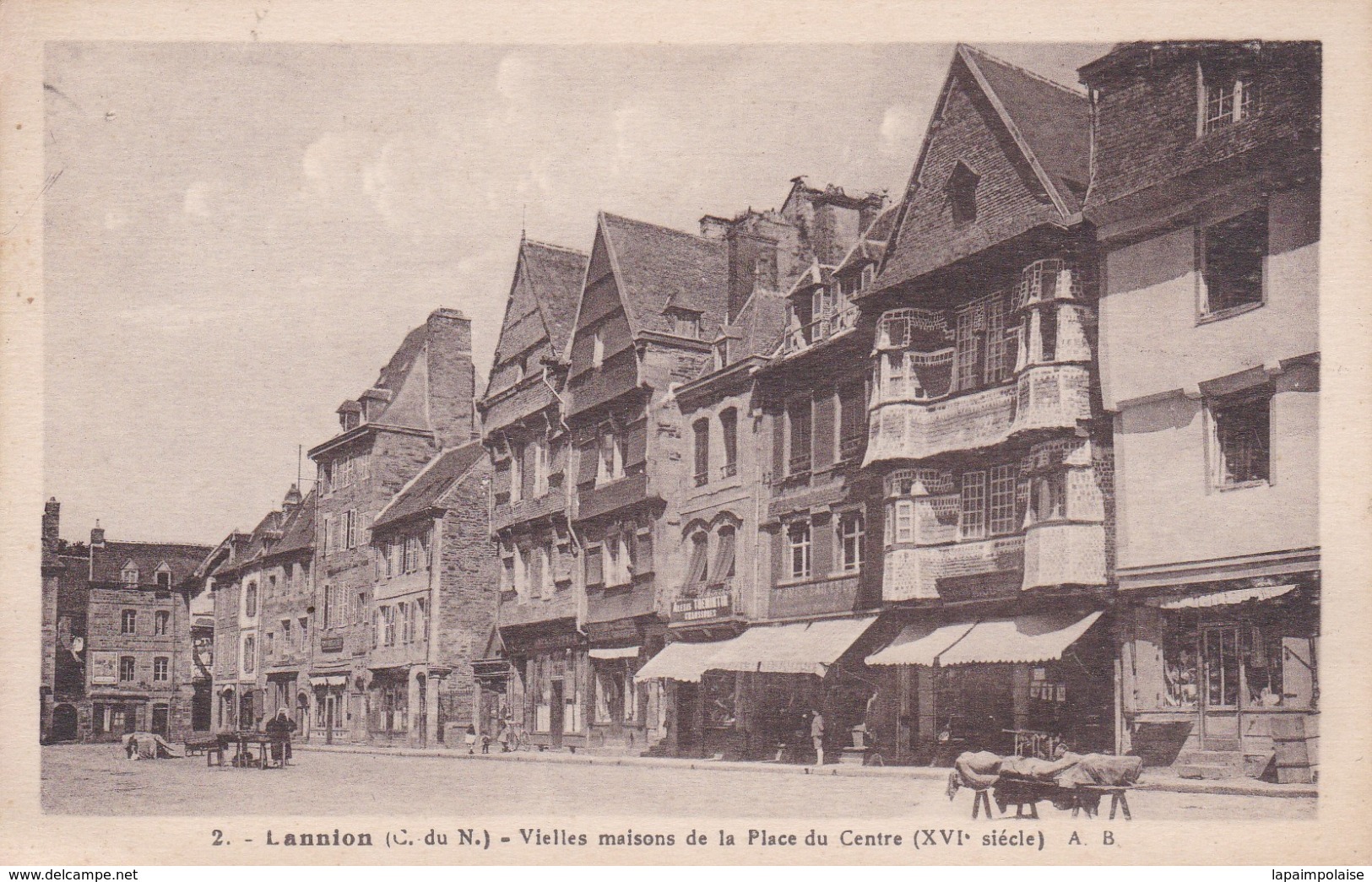 [22] Côtes D'Armor > Lannion Vieilles Maison De La Place Du Centre - Lannion