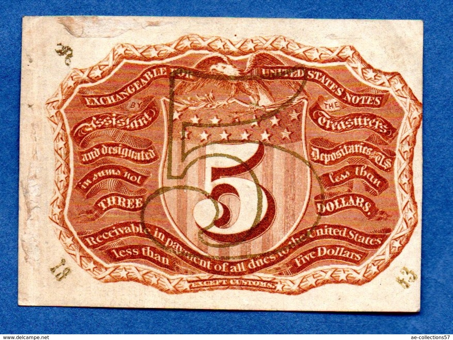USA   - 5 Cents 3/3/1963  -  Pick # 101  -  état  TTB - 1863 : 2° Edizione