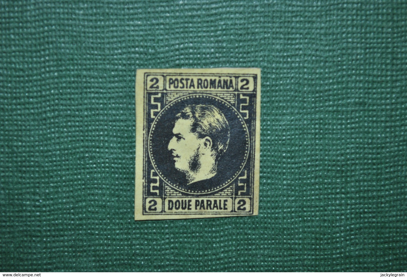 Roumanie 1866 Y&T 14 Papier épais Faux/Forgery? - 1858-1880 Moldavia & Principality