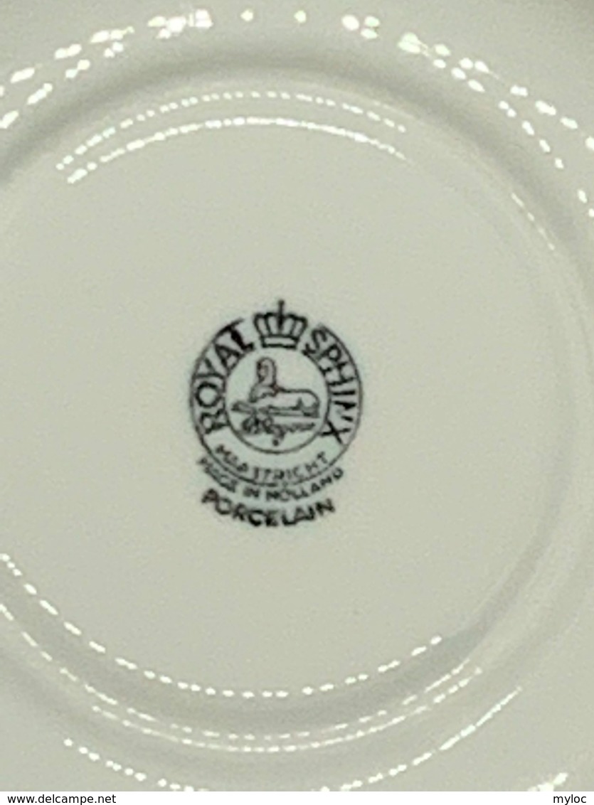 Cendrier Porcelaine Vintage. Westbury Hotel, Brussels - Porcelana