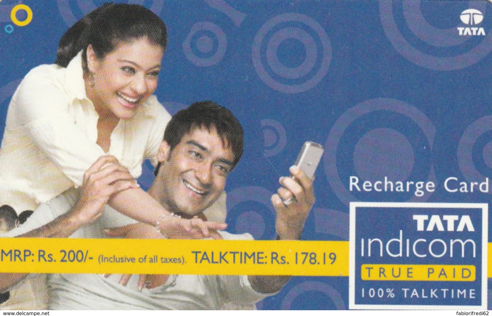 PREPAID PHONE CARD INDIA (E52.12.4 - India