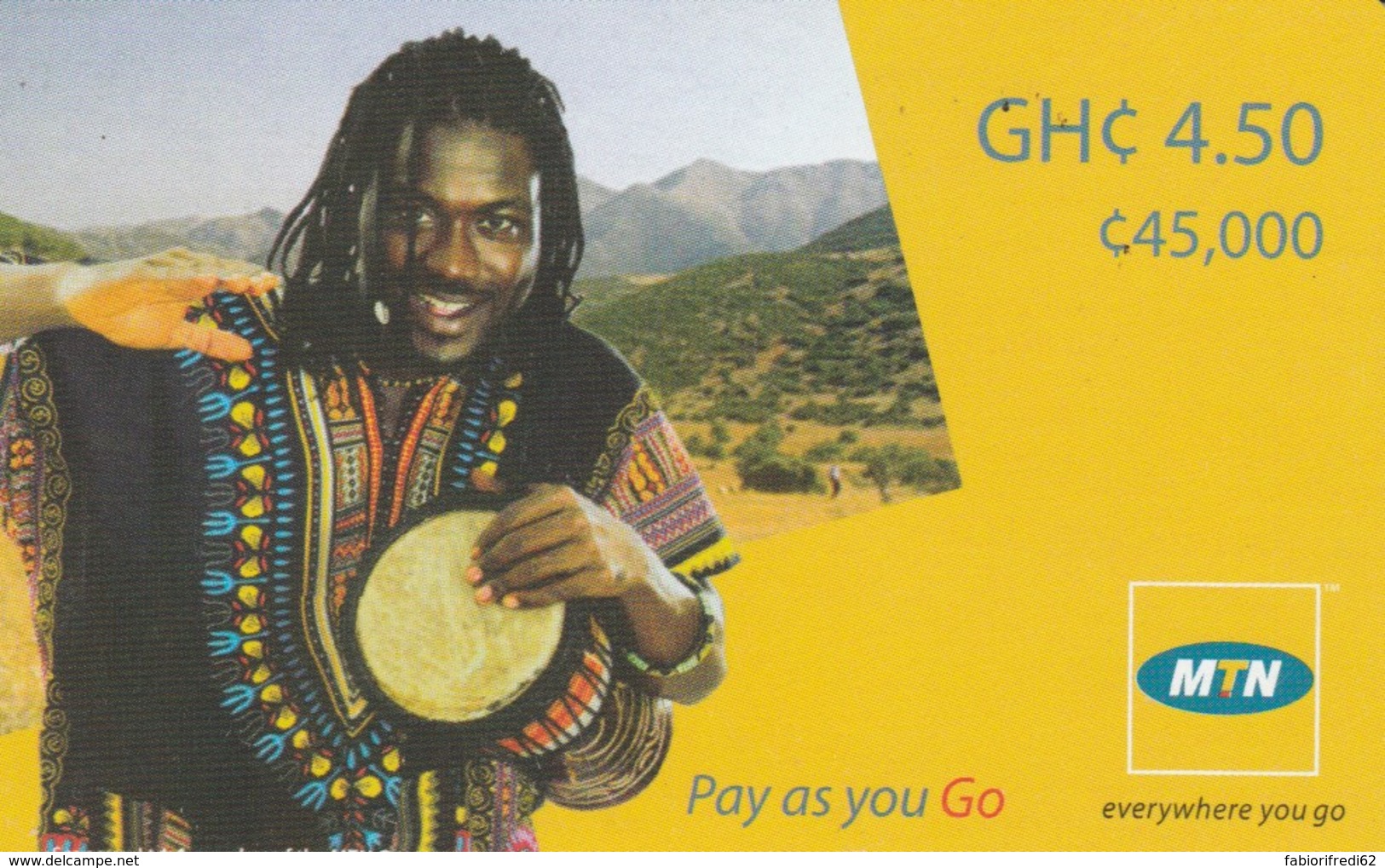 PREPAID PHONE CARD GHANA (E52.4.1 - Ghana