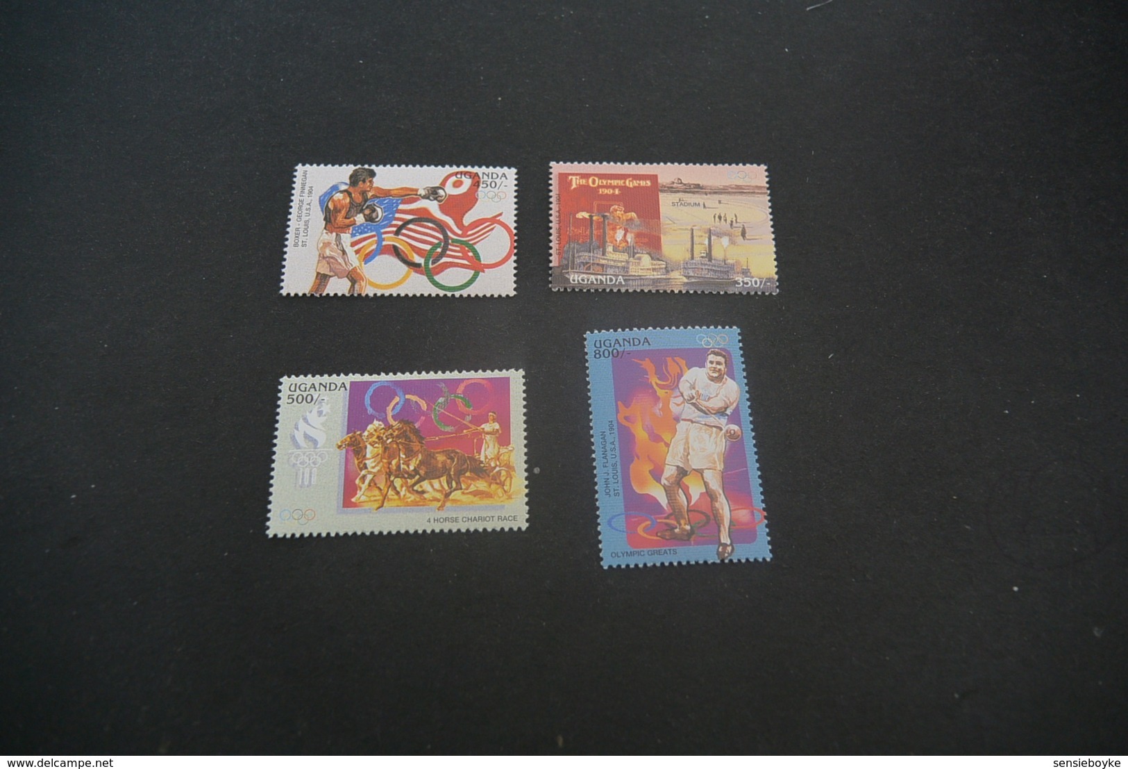 K20454 -set MNH Uganda - MI. 1757-1760 - Olympic Greats - Altri & Non Classificati