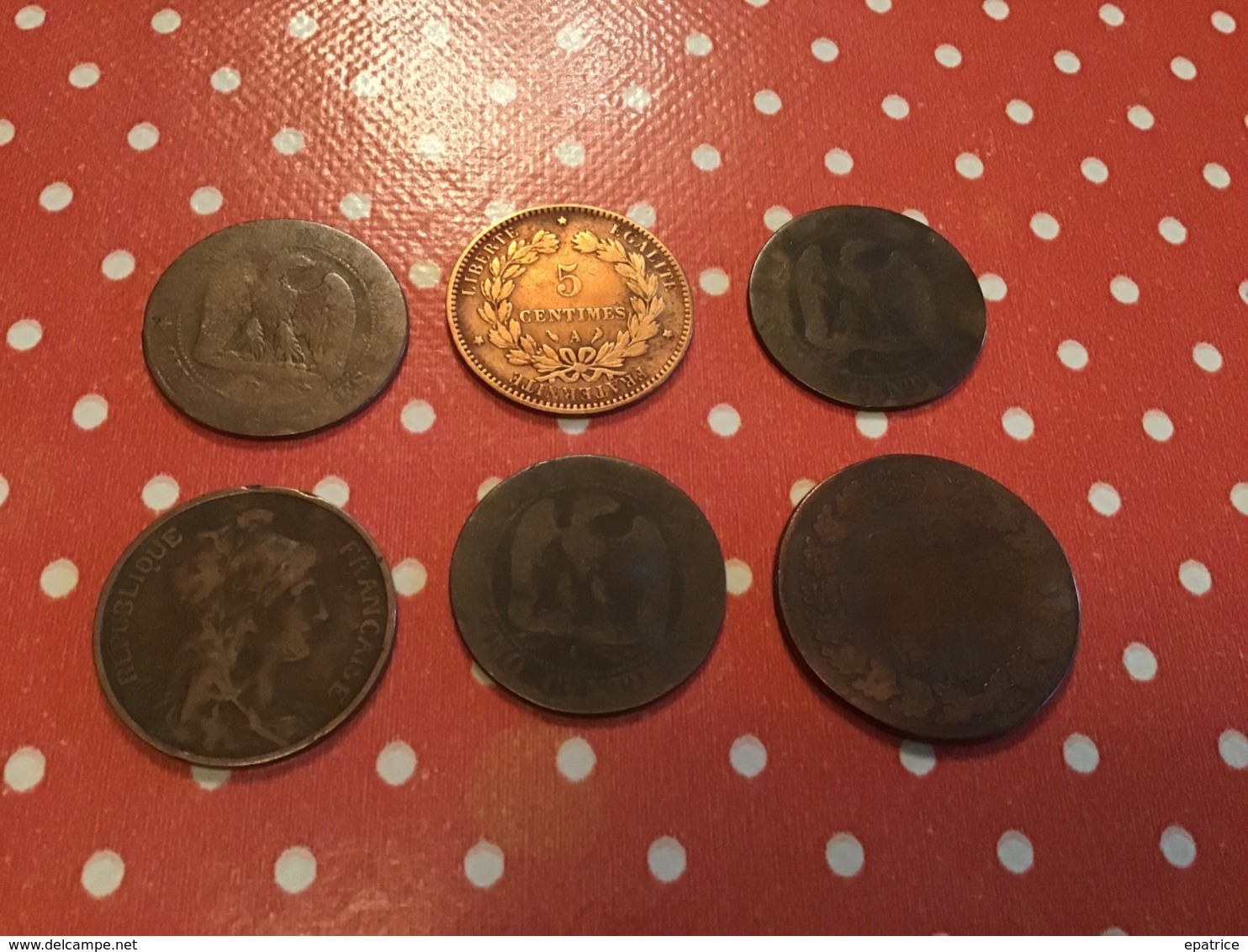 LOT DE 6 PIÈCES FRANÇAISES - Kilowaar - Munten