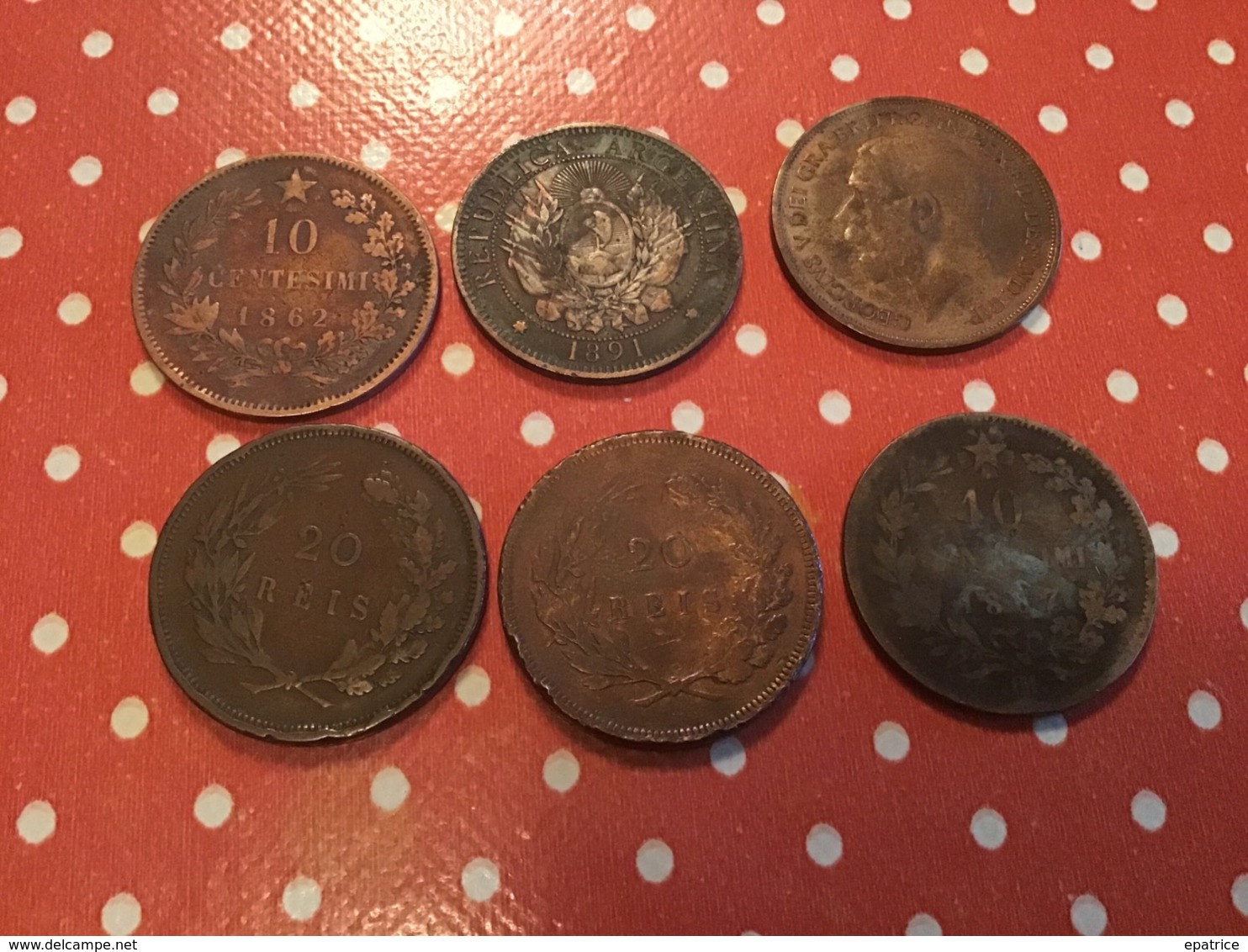 LOT DE 6 PIÈCES ÉTRANGÈRES - Kilowaar - Munten