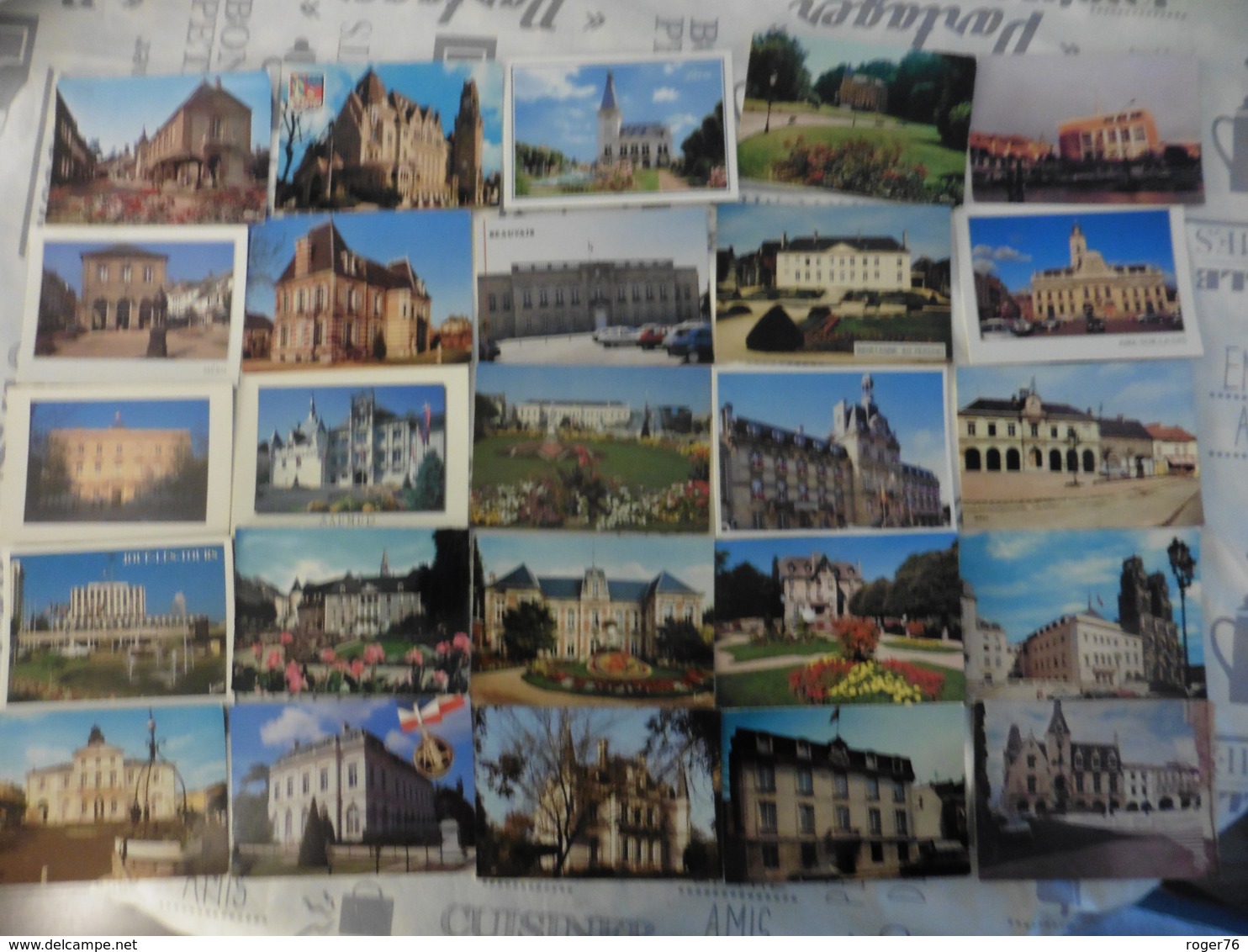 LOT  DE   70   CARTES   HOTELS   D  VILLE   ET  MAIRIES DE  FRANCE - 5 - 99 Cartes