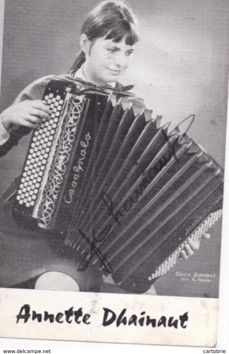 Dépt 59 - SIN-LE-NOBLE - Annette DHAINAUT Accordéoniste, 21 Rue Jules Guesde - Sin Le Noble